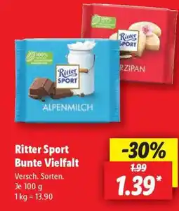 Lidl Ritter Sport Bunte Vielfalt Angebot