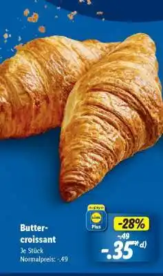 Lidl Butter- croissant Angebot
