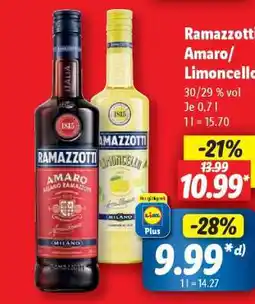 Lidl Ramazzotti Amaro/Limoncello Angebot