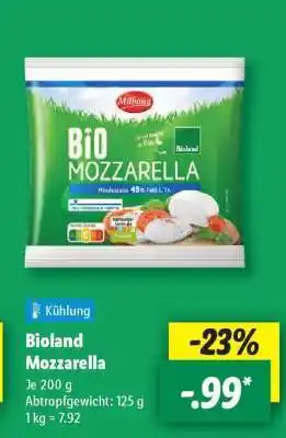 Lidl Bioland Mozzarella Angebot