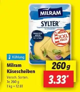 Lidl Milram Käsescheiben Angebot