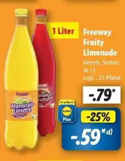 Lidl Freeway Fruity Limonade Angebot