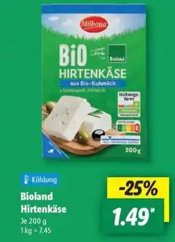 Lidl Bioland Hirtenkäse Angebot