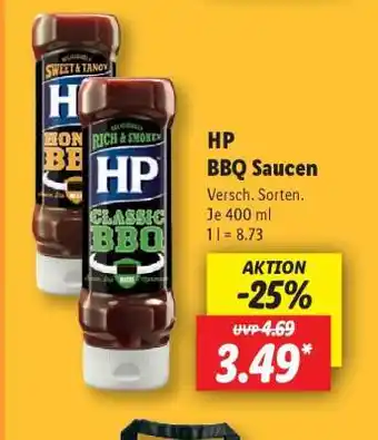 Lidl HP BBQ Saucen Angebot