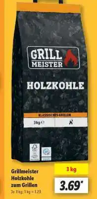 Lidl Grillmeister Holzkohle zum Grillen Angebot