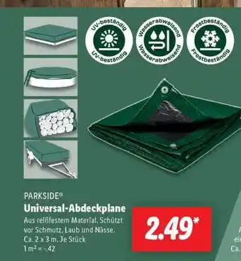 Lidl Universal-Abdeckplane Angebot