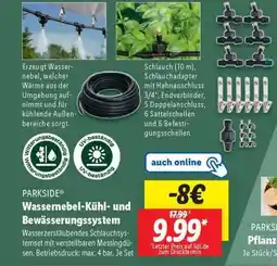 Lidl PARKSIDE Wassernebel-Kühl- und Bewässerungssystem Angebot