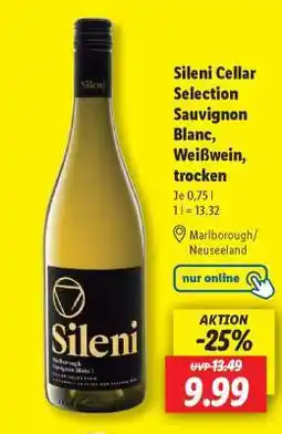 Lidl Sileni Cellar Selection Sauvignon Blanc, Weißwein, trocken Angebot