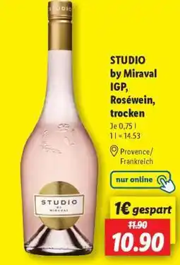 Lidl STUDIO by Miraval IGP, Roséwein, trocken Angebot