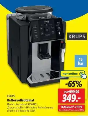 Lidl KRUPS Kaffeevollautomat Angebot