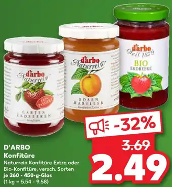 Kaufland D'ARBO Konfitüre Angebot
