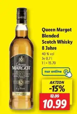 Lidl Queen Margot Blended Scotch Whisky 8 Jahre Angebot