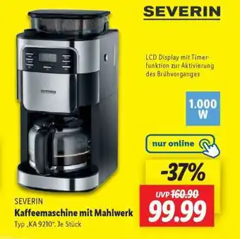 Lidl Kaffeemaschine mit Mahlwerk Angebot