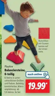 Lidl Playtive Balanciersteine, 6-teilig Angebot