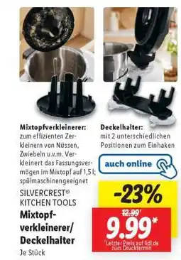 Lidl Mixtopfverkleinerer/Deckelhalter Angebot