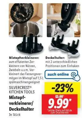 Lidl Mixtopfverkleinerer/Deckelhalter Angebot