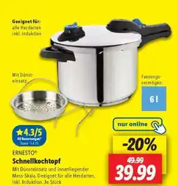 Lidl ERNESTO Schnellkochtopf Angebot