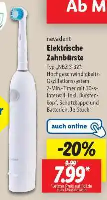 Lidl nevadent Elektrische Zahnbürste Angebot