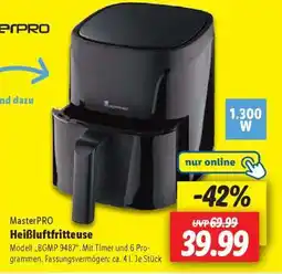 Lidl MasterPRO Heißluftfritteuse Angebot