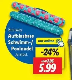 Lidl Bestway Aufblasbare Schwimm-/Poolnudel Angebot