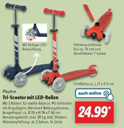 Lidl Tri-Scooter mit LED-Rollen Angebot