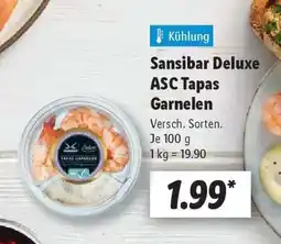 Lidl Sansibar Deluxe ASC Tapas Garnelen Angebot
