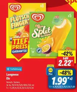 Lidl Langnese Eis Angebot