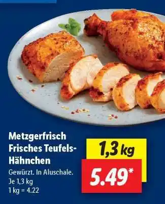 Lidl Metzgerfrisch Frisches Teufels- Hähnchen Angebot