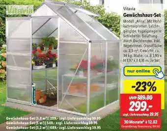 Lidl Gewächshaus-Set Angebot