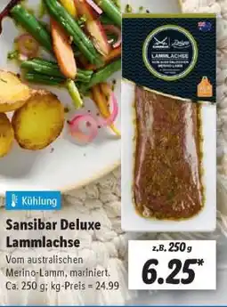 Lidl Sansibar Deluxe Lammlachse Angebot
