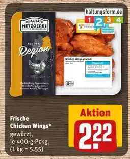 REWE Frische Chicken Wings Angebot