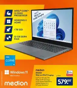 Aldi Süd medion E15433 Laptop Angebot