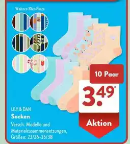 Aldi Süd LILY & DAN Socken Angebot