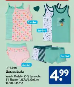Aldi Süd LILY & DAN Unterwäsche Angebot
