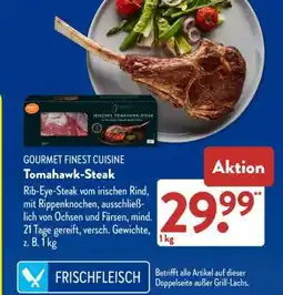 Aldi Süd GOURMET FINEST CUISINE Tomahawk-Steak Angebot