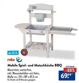 Aldi Süd Mobile Spiel- und Matschküche BBQ Angebot