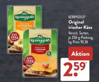 Aldi Süd Kerrygold Original irischer Käse Angebot