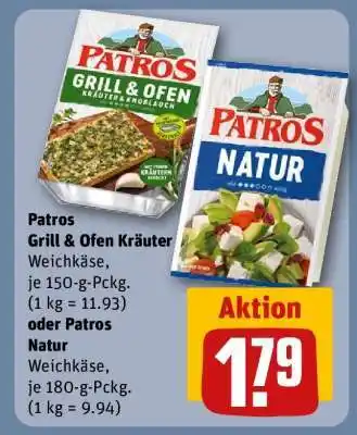 REWE Patros Grill & Ofen Kräuter oder Patros Natur Angebot