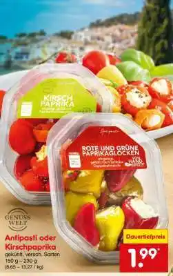Netto Marken-Discount Antipasti oder Kirschpaprika Angebot