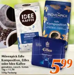inkoop Mövenpick Edle Komposition, Eilles oder Idee Kaffee Angebot