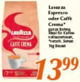inkoop Lavazza Espresso oder Caffe Crema Angebot