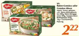 inkoop Iglo Rahm-Gemüse oder Gemüse-Ideen Angebot