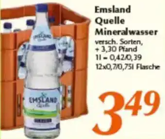 inkoop Emsland Quelle Mineralwasser Angebot
