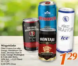 inkoop Mixgetränke Angebot