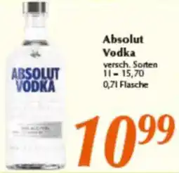 inkoop Absolut Vodka Angebot