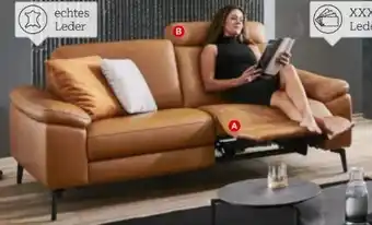 XXXLutz Valdera Leder-Sofa 2,5-sitzig Angebot