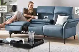 XXXLutz Dieter Knoll Leder-Trapezsofa Angebot