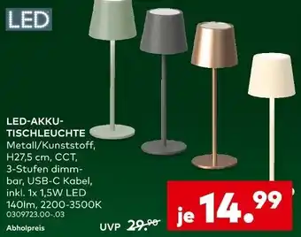 porta Led-akku tischleuchte Angebot