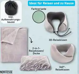 Aldi Nord Novitesse Reisekissen/Reisedecke Angebot