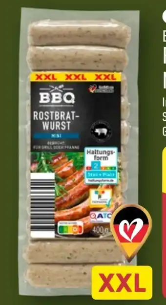 Aldi Nord BBQ Rostbratwurst-Mini XXL Angebot